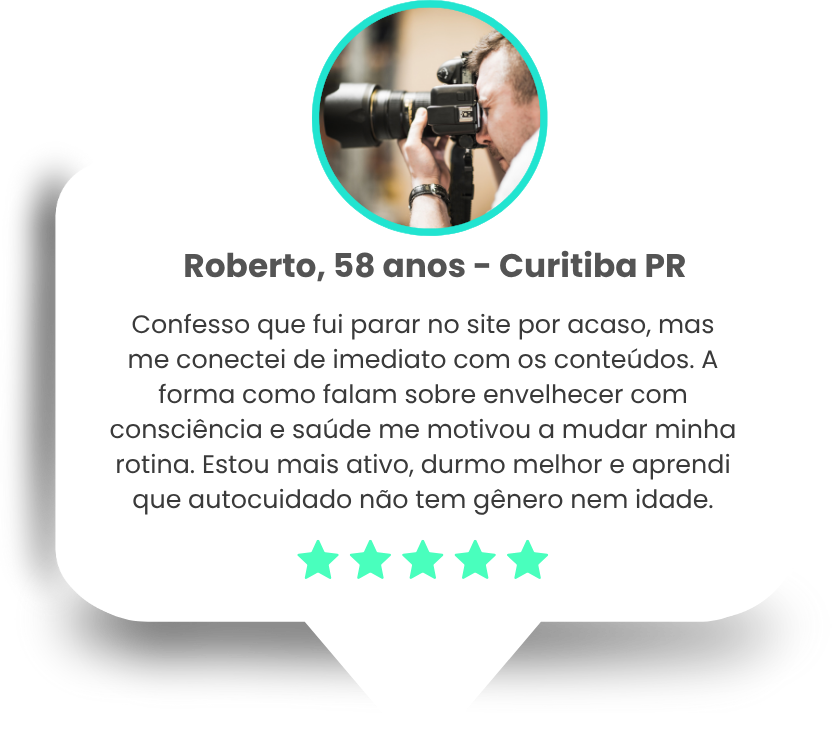 roberto home depoimentos vida plena +50