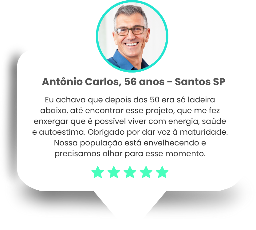 antônio home depoimentos vida plena +50